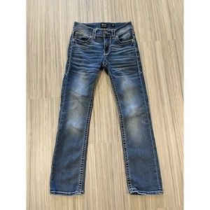 Buckle Black BootLeg Fit no.3 BKE Men's Size 28S (28x30) Designer Blue Jeans